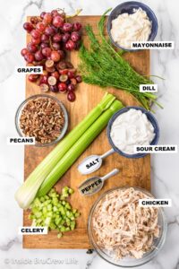 %fChicken Salad with Grapes %