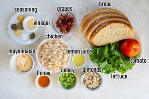 %fChicken Salad with Grapes %