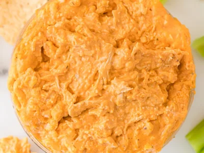 Cottage Cheese Buffalo Chicken Dip