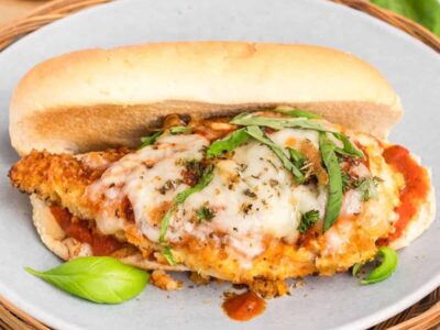 The Best Chicken Parm Sandwich Recipe (Crispy & Cheesy!)